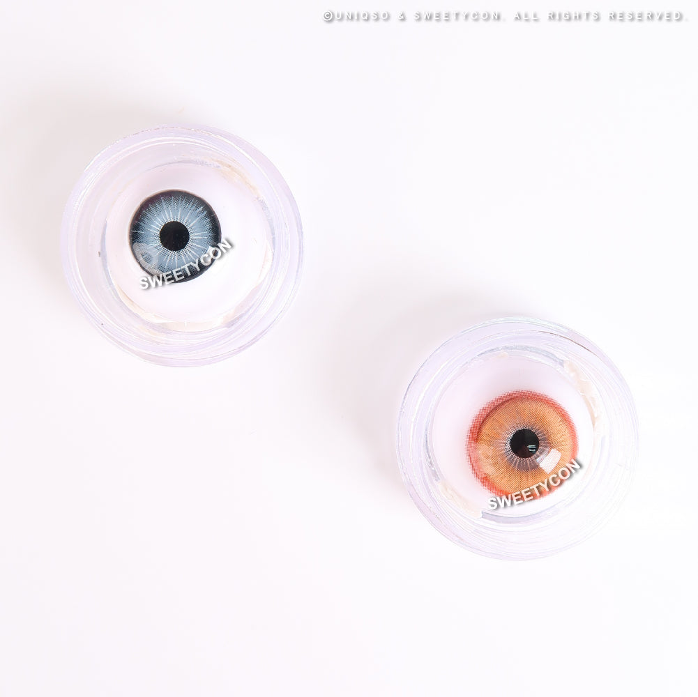 1 Day Sweety Star Tears Brown (2 or 10 lenses/pack)-Colored Contacts-SweetyCon