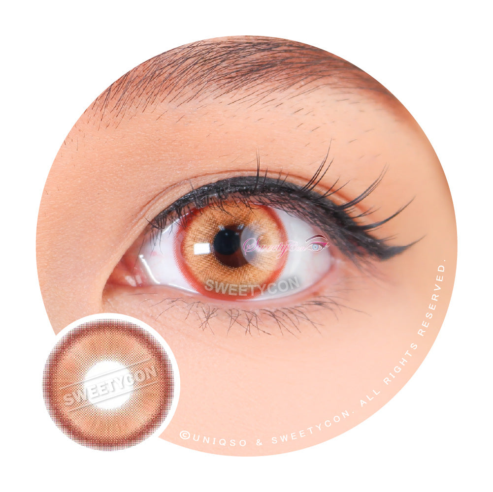 1 Day Sweety Star Tears Brown (2 or 10 lenses/pack)-Colored Contacts-SweetyCon