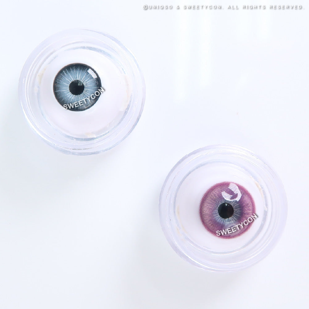 1 Day Sweety Star Tears Violet (2 or 10 lenses/pack)-Colored Contacts-SweetyCon