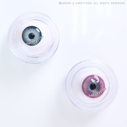 1 Day Sweety Star Tears Violet (2 or 10 lenses/pack)-Colored Contacts-SweetyCon