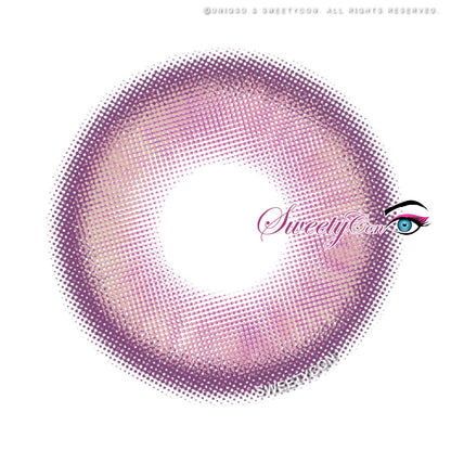1 Day Sweety Star Tears Violet (2 or 10 lenses/pack)-Colored Contacts-SweetyCon
