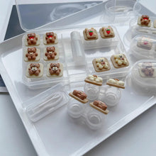 Load image into Gallery viewer, Cute 3D Contact Lens Case Travel Kit (6 Pairs)-Lens Case-UNIQSO
