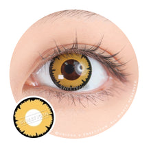 Load image into Gallery viewer, Sweety Crazy Undead Fusion Orange (1 lens/pack)-Crazy Contacts-UNIQSO
