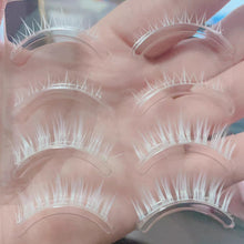 Load image into Gallery viewer, Cosplay Lower and Upper White Eyelash Set-Fake Eyelash-UNIQSO
