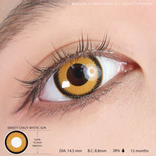 Load image into Gallery viewer, Sweety Crazy Mystic Sun (1 lens/pack)-Crazy Contacts-UNIQSO
