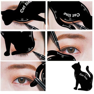 Cat Line Eyeliner Perfection Kit For Beginner-Eye Makeup Tool-UNIQSO