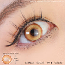 Load image into Gallery viewer, Sweety Magic Pop Brown-Colored Contacts-UNIQSO
