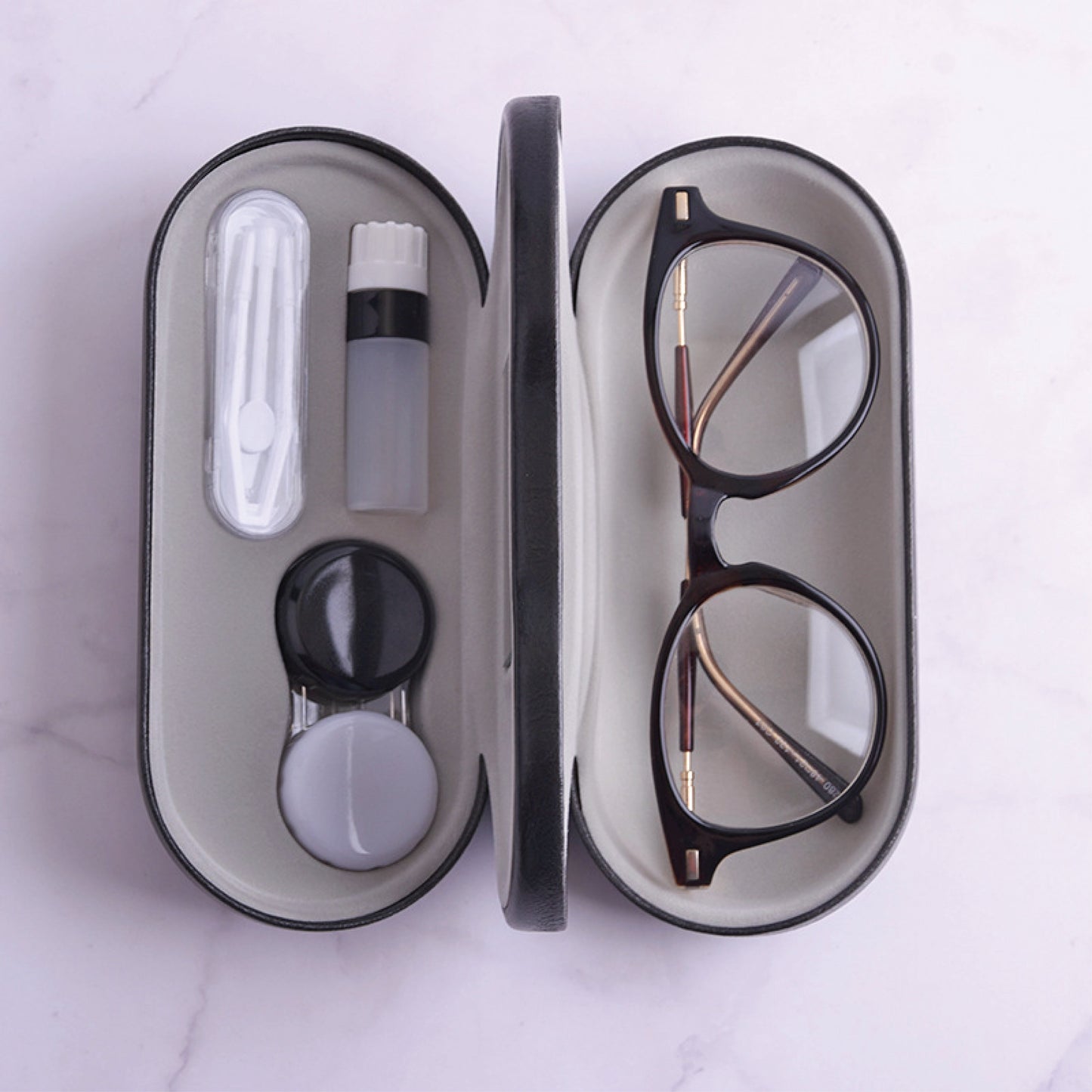 2 In-1 Case For Eyeglasses & Contact Lenses-Lens Case-SweetyCon