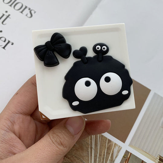Little Charcoal Contact Lens Case Travel Kit