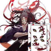 Load image into Gallery viewer, Demon Slayer Tattoo Sticker For Upper Moon 1 Kokushibo-Cosplay Accessories-UNIQSO
