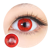 Load image into Gallery viewer, Sweety Icy 2 Dark Red (1 lens/pack)-Colored Contacts-UNIQSO
