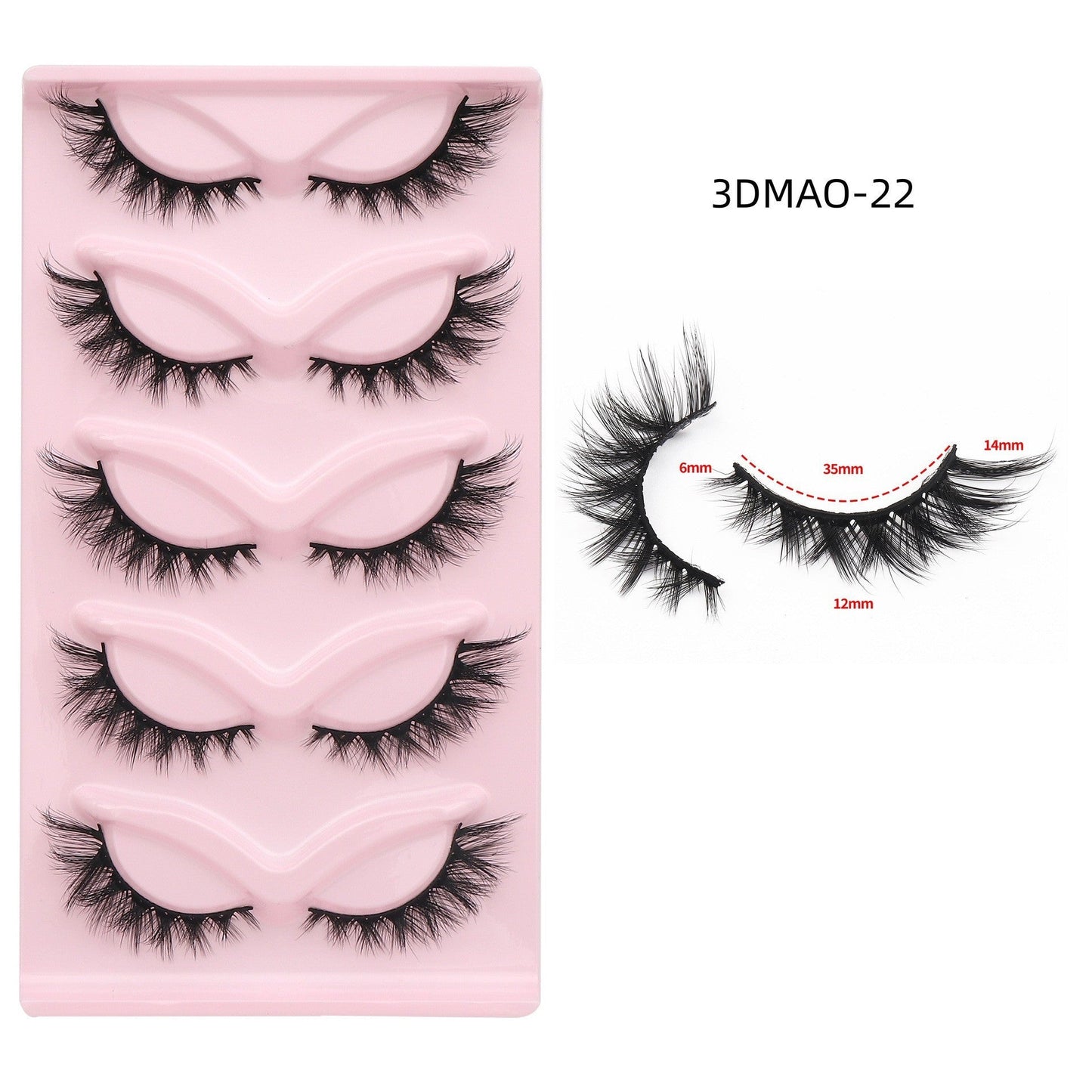Catstrike Volume Cross Eyelashes-Fake Eyelash-UNIQSO
