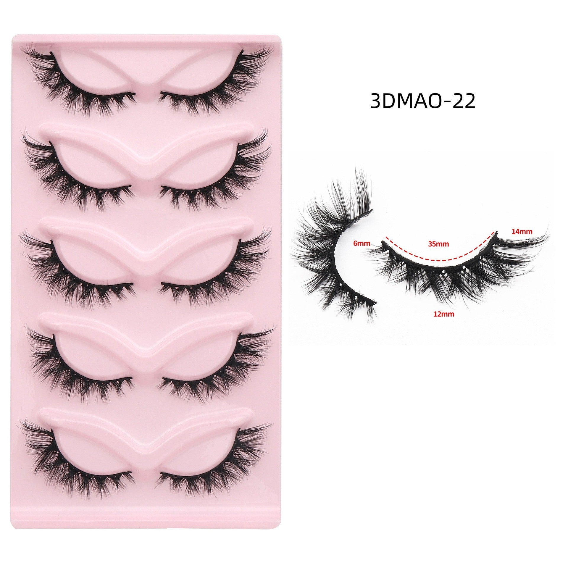 Catstrike Volume Cross Eyelashes-Fake Eyelash-UNIQSO