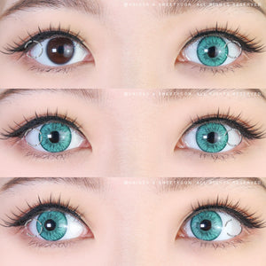 Sweety Icy 2 Green (1 lens/pack)-Colored Contacts-UNIQSO