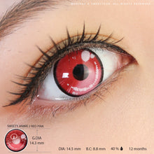 Load image into Gallery viewer, Sweety Anime 2 Red Pink-Colored Contacts-UNIQSO
