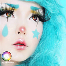 Load image into Gallery viewer, Sweety Aura Rainbow (1 lens/pack)-Colored Contacts-UNIQSO
