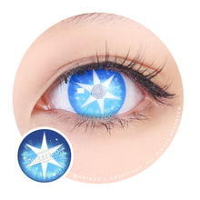Load image into Gallery viewer, Sweety Pop Star Blue (1 lens/pack)-Colored Contacts-UNIQSO
