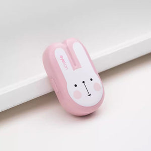 Lens Case Travel Kit - Cute Long Ears Bunny-Lens Case-UNIQSO
