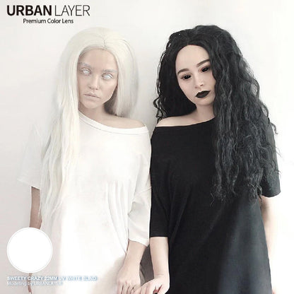 Sweety Sclera 22mm UV White Blind (1 lens/pack)-Colored Contacts-UNIQSO