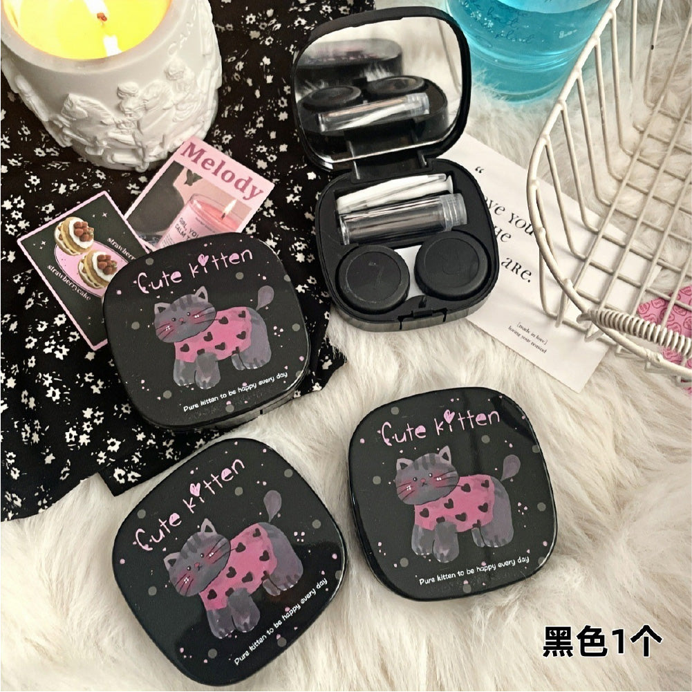 Lens Case Travel Kit - Happy Cute Kitten-Lens Case-UNIQSO