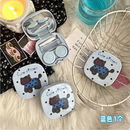 Lens Case Travel Kit - Happy Cute Kitten-Lens Case-UNIQSO