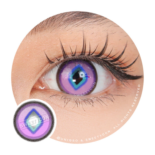 Sweety x Eyesinger Purple Diamond (2 lenses/pack)
