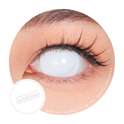 Sweety Mini Sclera Blind White (1 lens/pack)-Mini Sclera Contacts-UNIQSO