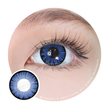 Load image into Gallery viewer, Sweety Firefly Dark Blue (1 lens/pack)-Colored Contacts-UNIQSO
