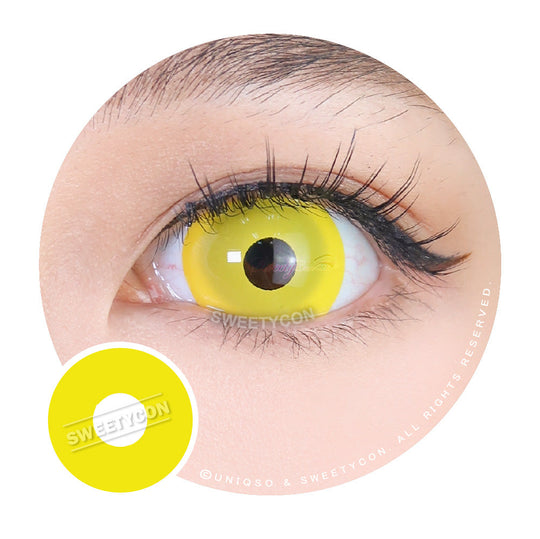 Sweety Mini Sclera UV Glow Yellow (1 lens/pack)