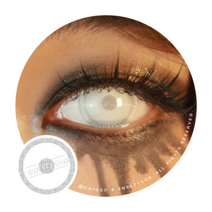 Sweety Crazy Opaque Cloudy White (1 lens/pack)-Crazy Contacts-UNIQSO