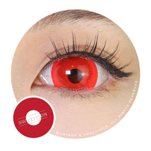 Load image into Gallery viewer, Sweety Mini Sclera 17mm UV Glow Red-Mini Sclera Contacts-UNIQSO
