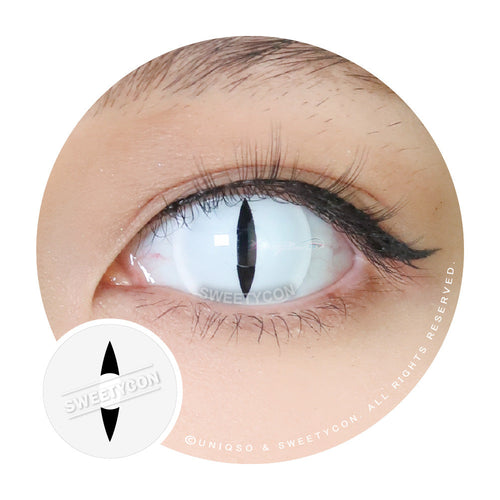 Sweety Snake Eye White-Colored Contacts-UNIQSO