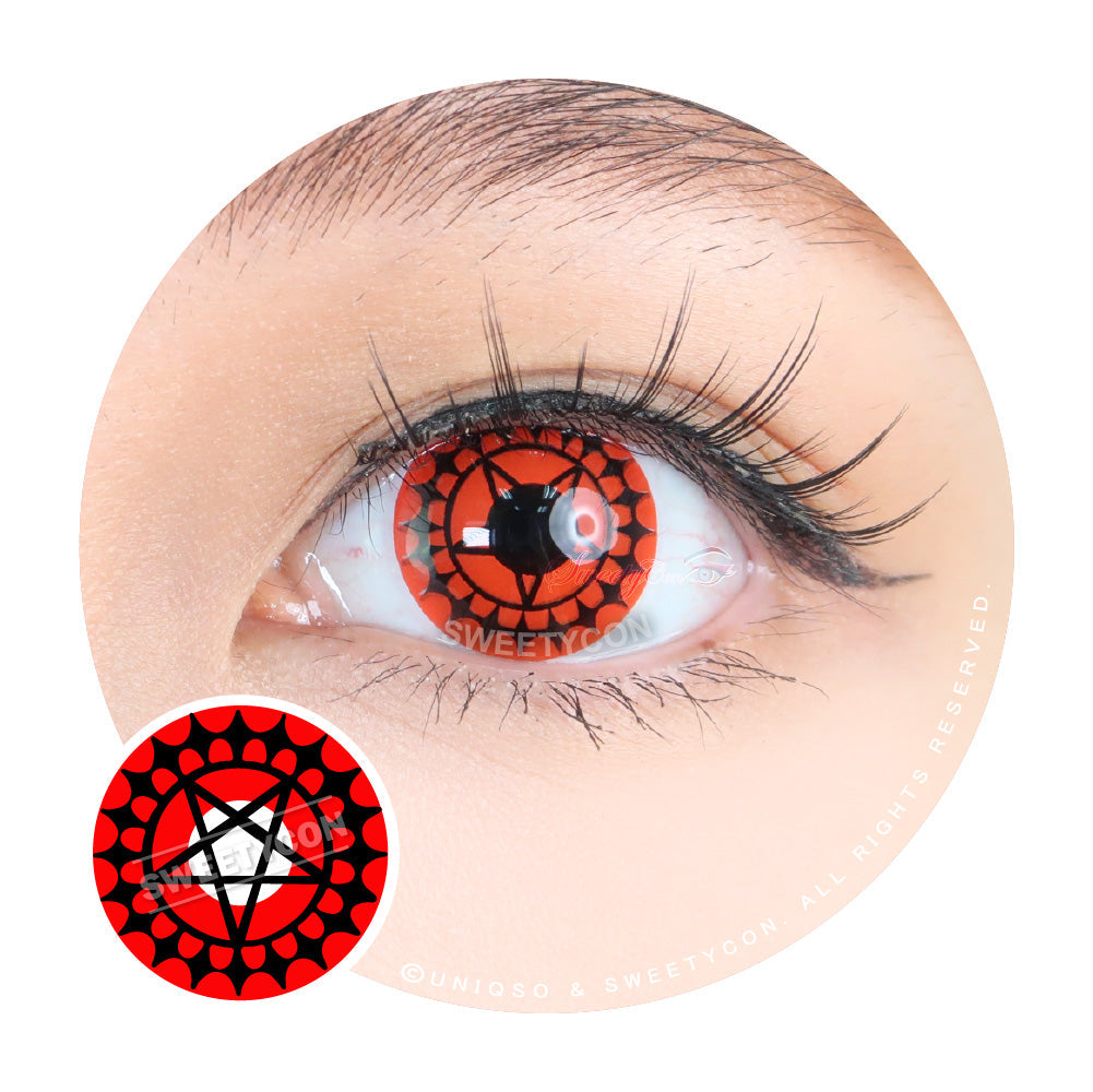 Sweety Red Ciel Phantomhive (1 lens/pack)-Colored Contacts-UNIQSO