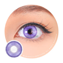 Load image into Gallery viewer, 1 Day Sweety Star Tears Blue Violet (10 lenses/pack)-Colored Contacts-UNIQSO
