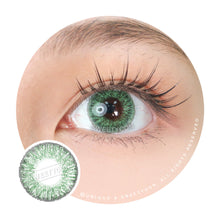 Load image into Gallery viewer, Sweety 3 Tones Gemstone Green (1 lens/pack)-Colored Contacts-UNIQSO
