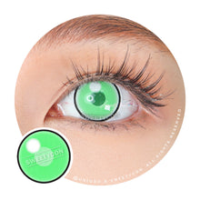 Load image into Gallery viewer, Sweety Anime Cloud Rim Green (1 lens/pack)-Colored Contacts-UNIQSO
