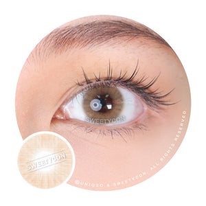 Sweety Hidrocor II Brown (1 lens/pack)-Colored Contacts-UNIQSO
