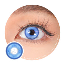 Load image into Gallery viewer, Sweety Magic Pop Brilliant Blue (1 lens/pack)-Colored Contacts-UNIQSO
