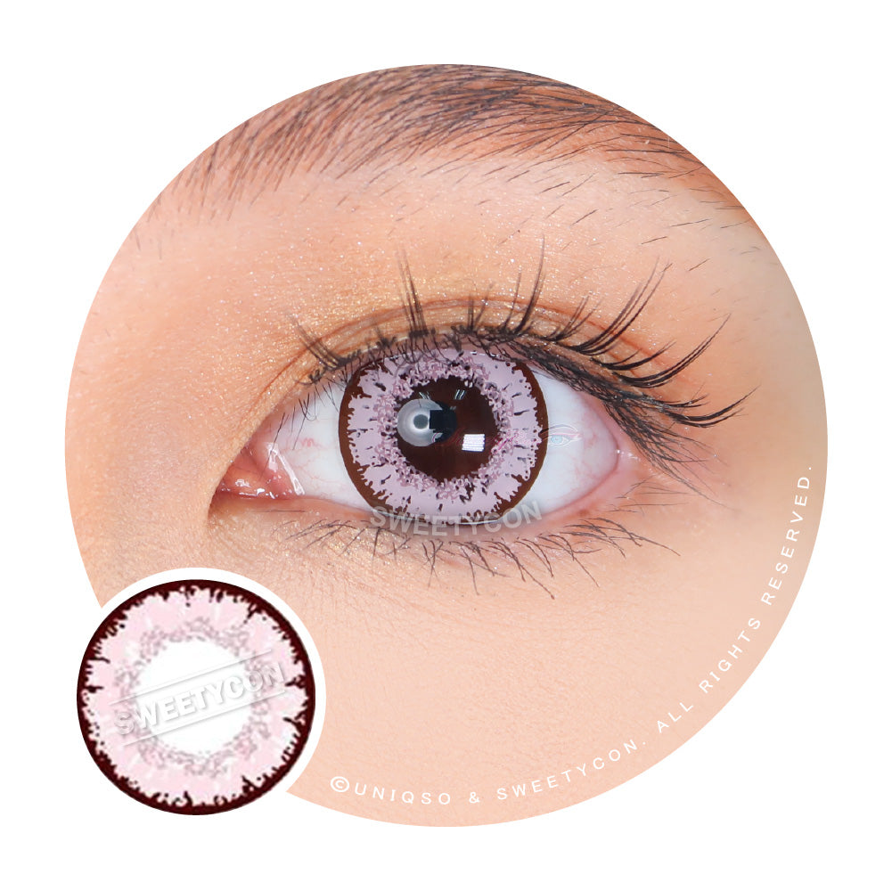 Sweety Queen Pearl Pink (1 lens/pack)-Colored Contacts-UNIQSO