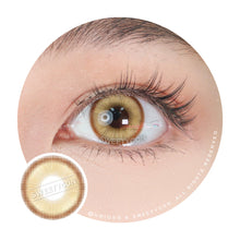 Load image into Gallery viewer, 1 Day Sweety Star Tears Golden Brown (2 or 10 lenses/pack)-Colored Contacts-UNIQSO
