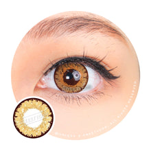 Load image into Gallery viewer, Sweety Queen Light Brown (1 lens/pack)-Colored Contacts-UNIQSO
