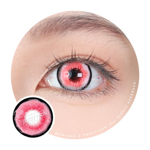 Sweety Crazy Platonic Pink (1 lens/pack)-Crazy Contacts-UNIQSO