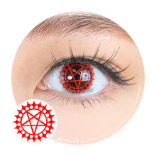 Load image into Gallery viewer, Sweety White Red Ciel Phantomhive (1 lens/pack)-Colored Contacts-UNIQSO
