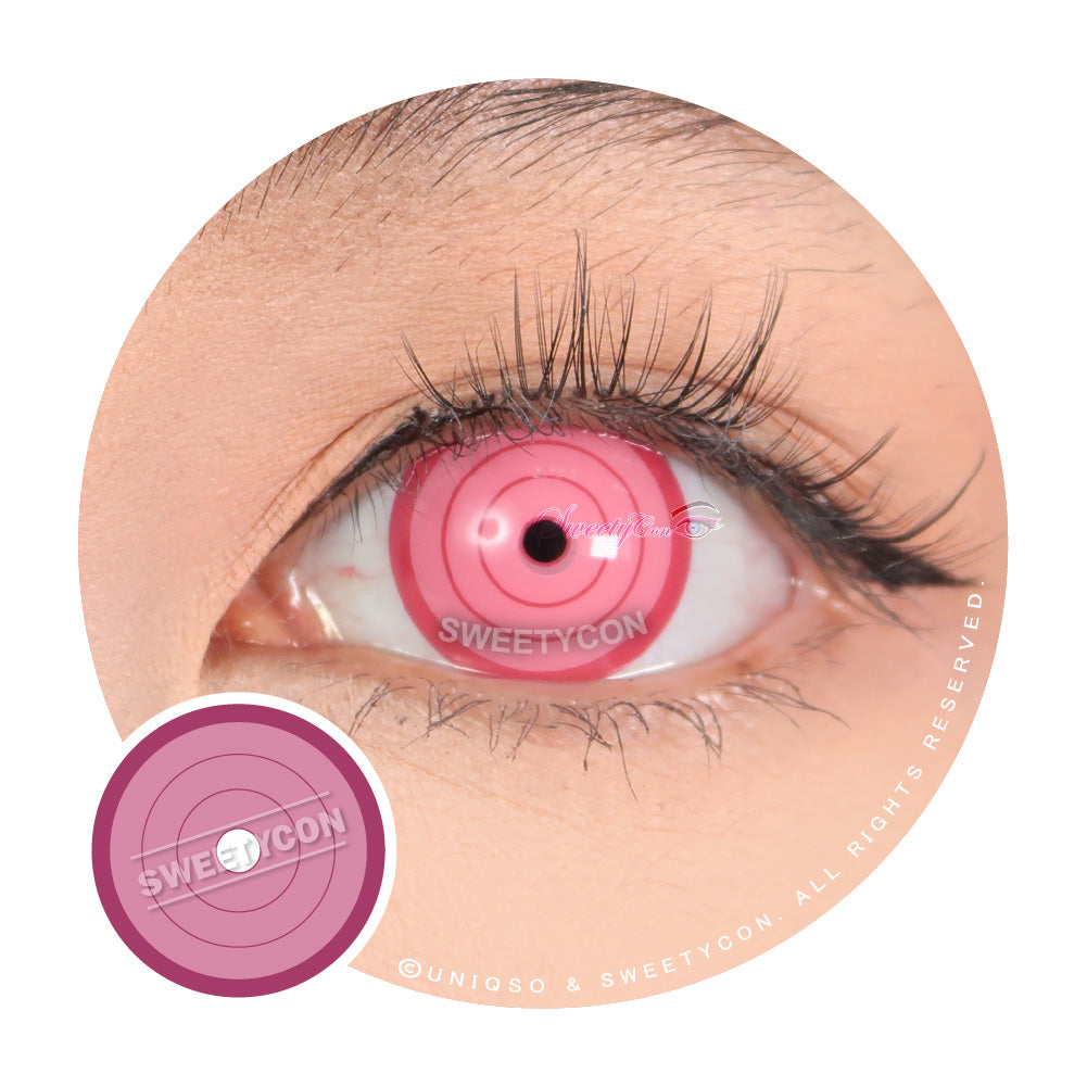 Sweety Crazy Rings Pink (1 lens/pack)-Crazy Contacts-UNIQSO