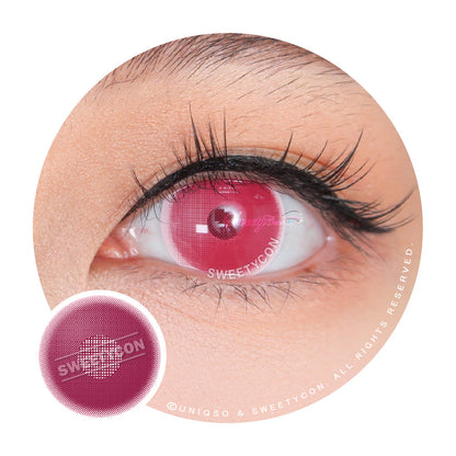 Sweety Crazy Opaque Violet (1 lens/pack)-Crazy Contacts-UNIQSO