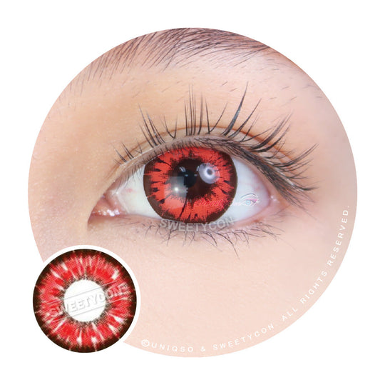 Sweety Akaten Red (1 lens/pack)