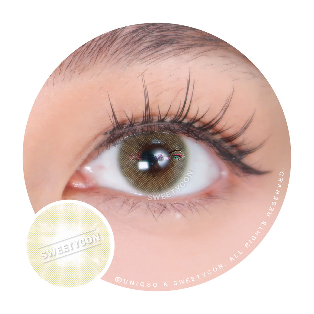 Sweety Hidrocor Amber (1 lens/pack)-Colored Contacts-UNIQSO