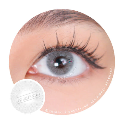 Sweety Hidrocor Icy Grey (1 lens/pack)-Colored Contacts-UNIQSO