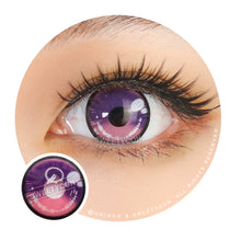 Load image into Gallery viewer, Sweety Anime 2 Purple Pink-Colored Contacts-UNIQSO
