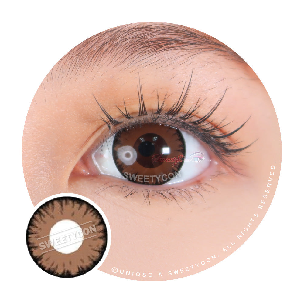 Sweety Crazy Vampire Brown (1 lens/pack)-Crazy Contacts-UNIQSO